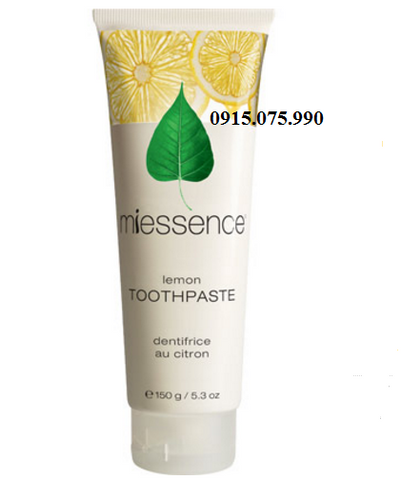 Miessence Kem đánh răng hữu cơ hương chanh - Lemon Toothpaste
