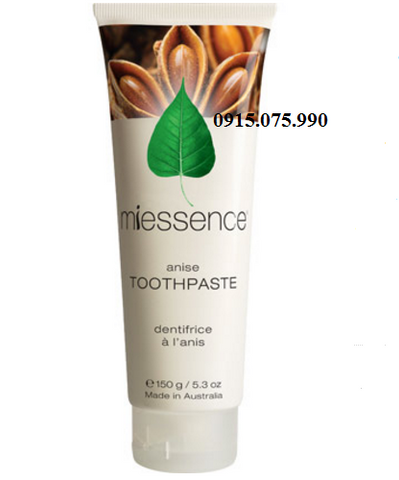 Miessence Kem đánh răng hữu cơ hương hoa hồi - Anise Toothpaste
