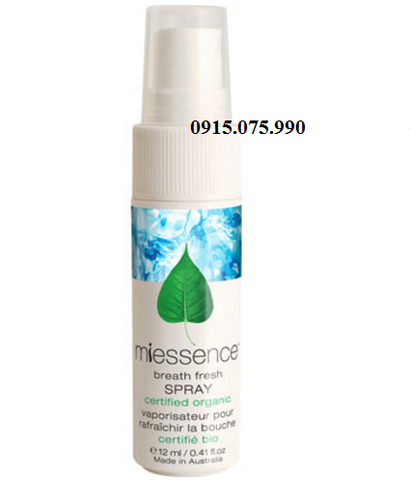 Miessence Nước xịt miệng hữu cơ - Organic Breath Fresh Spray