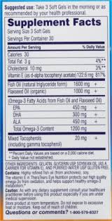 Thera Tears Nutrition - Viên uống omega 3 giảm khô mắt - 1200mg