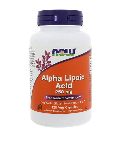 Now Alpha Lipoic Acid 250mg - Thuốc chống oxi hóa, giải độc gan