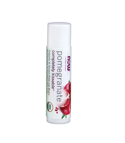 Now Son dưỡng môi hữu cơ hương lựu Completely Kissable Pomegranate Lip Balm