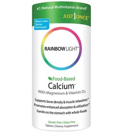 Rainbow Light Food-Based Calcium - Thuốc bổ sung canxi D3