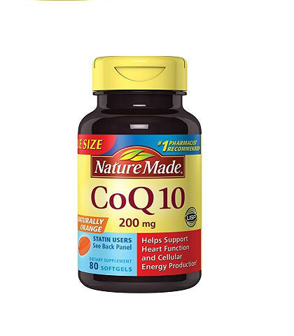 Nature made CoQ10 - Thuốc hỗ trợ tim mạch, chống oxi hóa 200mg