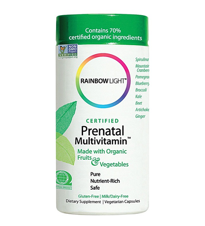 rainbow light certified organic vitamin bầu hữu cơ