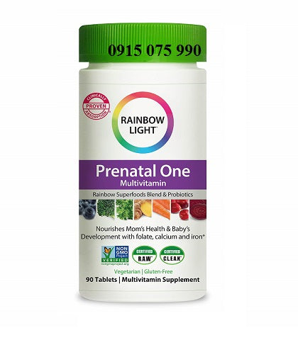 RAINBOW LIGHT Prenatal One Multivitamin - Vitamin tổng hợp cho bà bầu 90 viên
